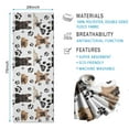 thumbnail image 2 of French Bulldog Footprint Hot Yoga Mat Towel Non Slip for Hot Yoga - Quick-Drying Yoga Mat Cover with 4 Corner Pockets with Travel Bag - Hot Yoga Towel Non Slip Grip Moisture Wicking Sweat 70"x26", 2 of 6