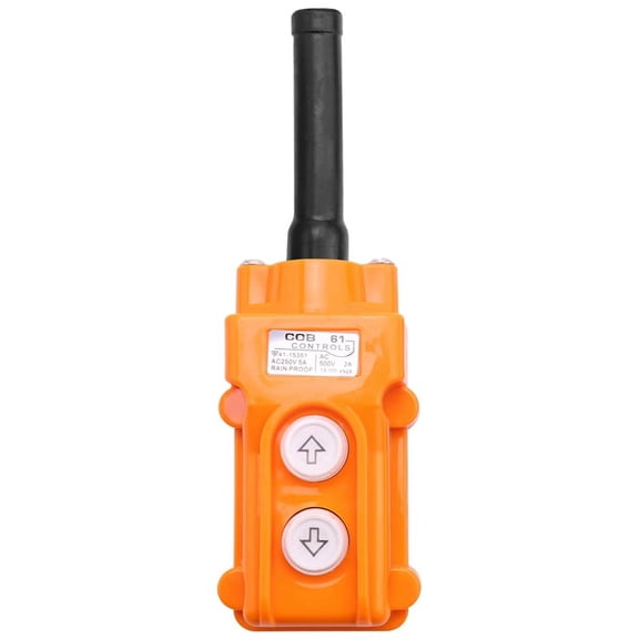 TOP! Water Proof Hoist Crane Pendant Up Down Station Pushbutton Switch