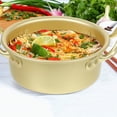 thumbnail image 2 of MasteelfCA 1 Set Hot-pot Pot Double Handle Pot Noodle Cooking Pot Aluminum Wok with Spoon, 2 of 8