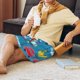 thumbnail image 5 of Balery Transportations With Cute Animals Pantalones cortos de pijama de punto de algodón para hombre con cinturilla y bolsillos-4X-Large, 5 of 6
