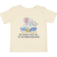thumbnail image 3 of Inktastic My Nana Loves Me to the Moon and Back Elephants in Clouds Boys or Girls Baby T-Shirt, 3 of 5