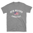 thumbnail image 1 of New Milford Connecticut Patriot Men's Cotton T-Shirt, 1 of 1