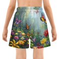 thumbnail image 5 of joogoo Flower Butterfly Boys Swim Trunks Beach Swimsuit Shorts Boxer 4T, 5 of 8