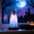 thumbnail image 2 of Halloween Night Light Ghost Battery Operated Color Changing LED Tabletop Decor by OVFUIZ, 2 of 5