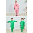 thumbnail image 4 of Toddler Rain Suit,Kids Toddler Rain Suit for Boys Girls One Piece Hoodie Zipper Cartoon Waterproof Coverall Rain Jacket,Waterproof Kids Rainsuit,Unisex Baby Rain Coat Coverall, 4 of 6
