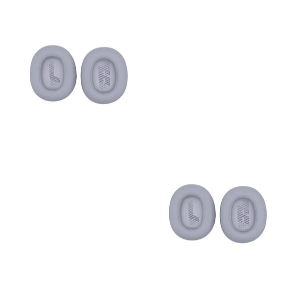 Matsuzay Almohadillas para los oídos Cojín Montado en la cabeza Auriculares Memoria Esponja Juego Estilo simple Gamer Suavidad Manga Reemplazo para Gris 2piezas