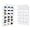 WHITE, variant on 7 Tier Portable Shoe Rack Organizer 28 Pair Covered Shoe Storage Shelves Rack 14 Grids Tower Shelf Storage Cabinet Stand Expandable for Heels,Boots,Slippers,Perfect For Entryway,Hallway,Closet,BLACK