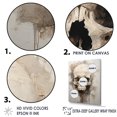 thumbnail image 3 of Designart "Graceful Bone Structure" Skull Floater Framed Wall Art Living Room, 3 of 5