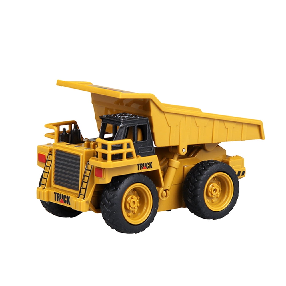 Remote Control Toy Vehicle 1:64 4CH RC Mini Dump Truck Excavator Crane Truck 