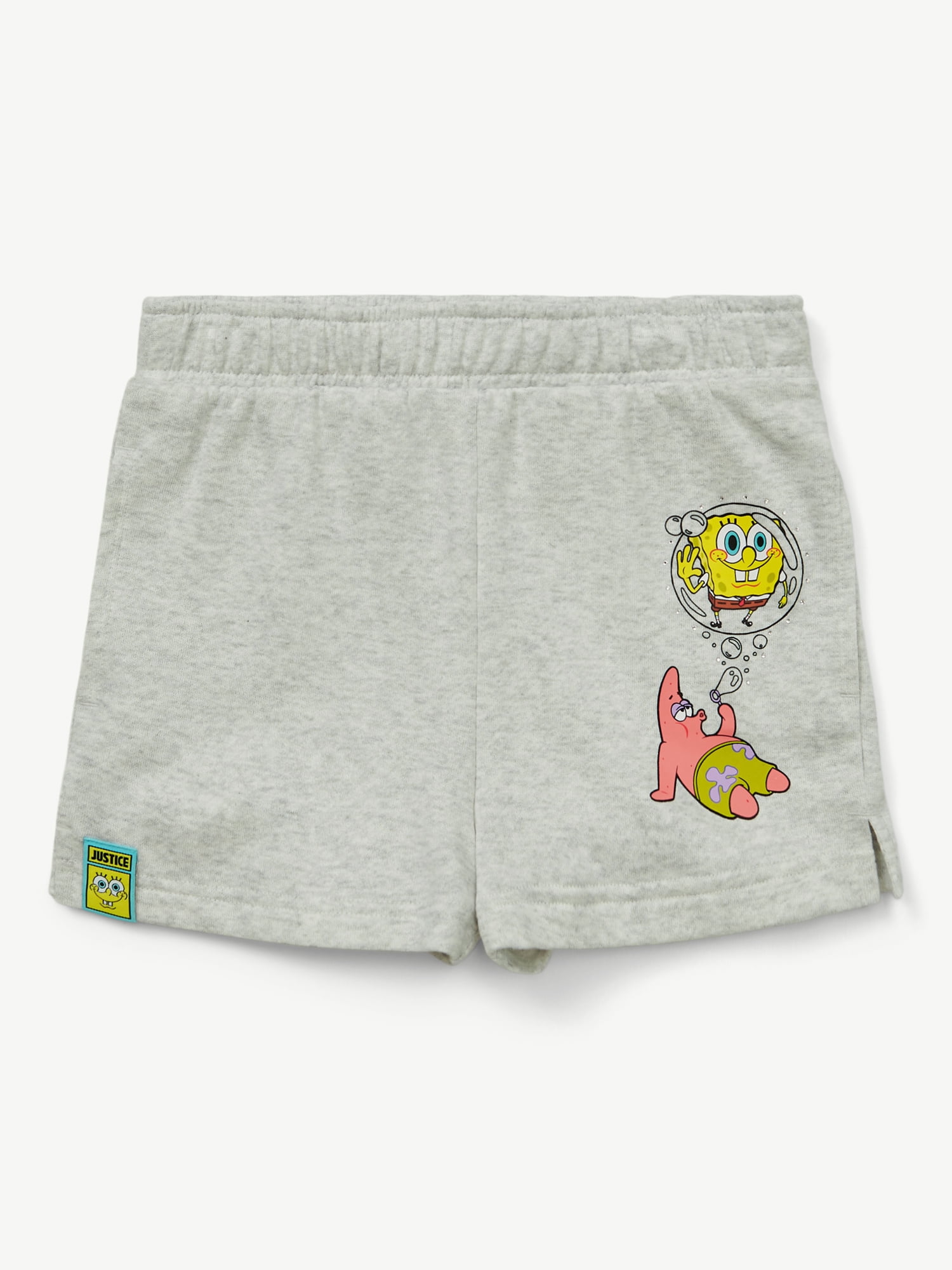 SpongeBob X Justice Girls French Terry Short, Sizes XS - XLP