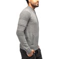 thumbnail image 6 of X RAY JEANS Mens Full-Zip Sweater Jacket, Heather Grey, 6XL, 6 of 8