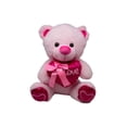 thumbnail image 1 of Oso De Peluche Rosa Corazón Con Moño Regalo San Valentin, 1 of 5