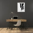 thumbnail image 3 of Stramel, Renee W. 25x32 White Modern Wood Framed Museum Art Print Titled - BandW Bamboo II, 3 of 4