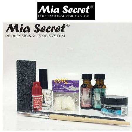 Mia Secret Clear Acrylic Nail Art Powder System, Starter Kit