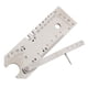 thumbnail image 1 of Calibrador de Soldadura Universal, Prueba de Herramienta de Inspección del Soldador Universal Ulnar, Regla de Calibrador de Soldadura Calibrador de Alambre de Acero Inoxidable, Prueba de, 1 of 9