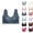Blue, variant on Seamless Bras for Older Women Wireless Supportive Bra Comfortable No Underwire Full Coverage Push Up Bra Plus Size Black Large