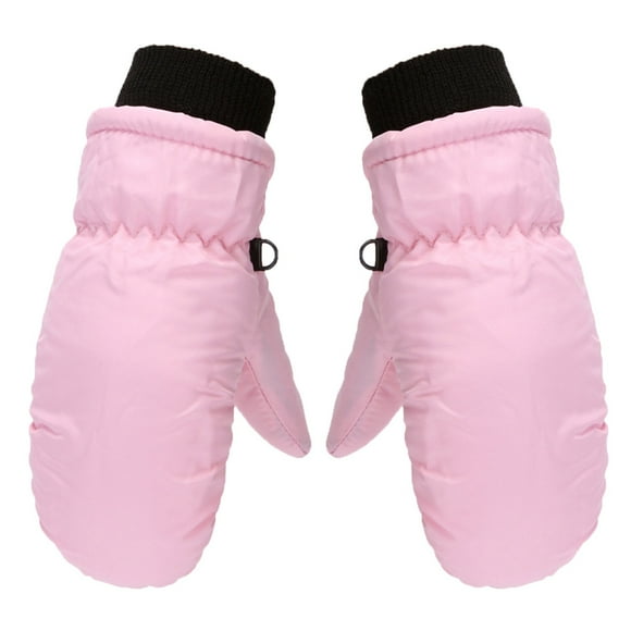 YOUSNH Coupe-Vent Taille P/M/G Hiver Chaud Garçons Extérieur Patinage Neige Enfants Ski Filles Gants Planche à Neige Enfants Gants Mitaines Gants pour Enfants Rose m