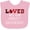 AD-Pink, variant on Inktastic Loved by My Great Grandma Cute Ladybug Boys or Girls Baby Bib