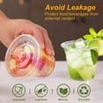 thumbnail image 5 of Lamosi 50 Pack 9 oz Clear Plastic Cups with Lids, Disposable Cups with Flat Lids No Hole, Disposable Snack Bowls, 5 of 9