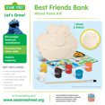 thumbnail image 4 of Works of Ahhh Craft Set - Sesame Street Best Friends Bank Wood Paint Kit, 4 of 5