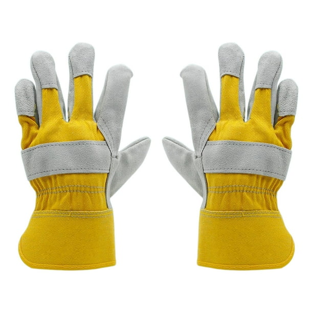 Guantes para recoger durian, construcción resistente a las espinas, talla única. Amarillo