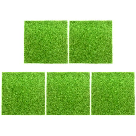 

5pcs Green Plastic Lawn