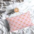 thumbnail image 5 of Pofeuu Rabbit And Carrot Print Polyester Microfiber Plush Pillowcases, Super Soft and Cozy Pillow Case Covers with Envelop Closure（Pillow core not included）-16"x24", 5 of 6