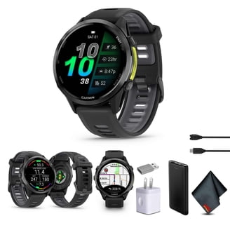 Garmin Forerunner 255 Music Smartwatch, Black - GPS, Training Tips