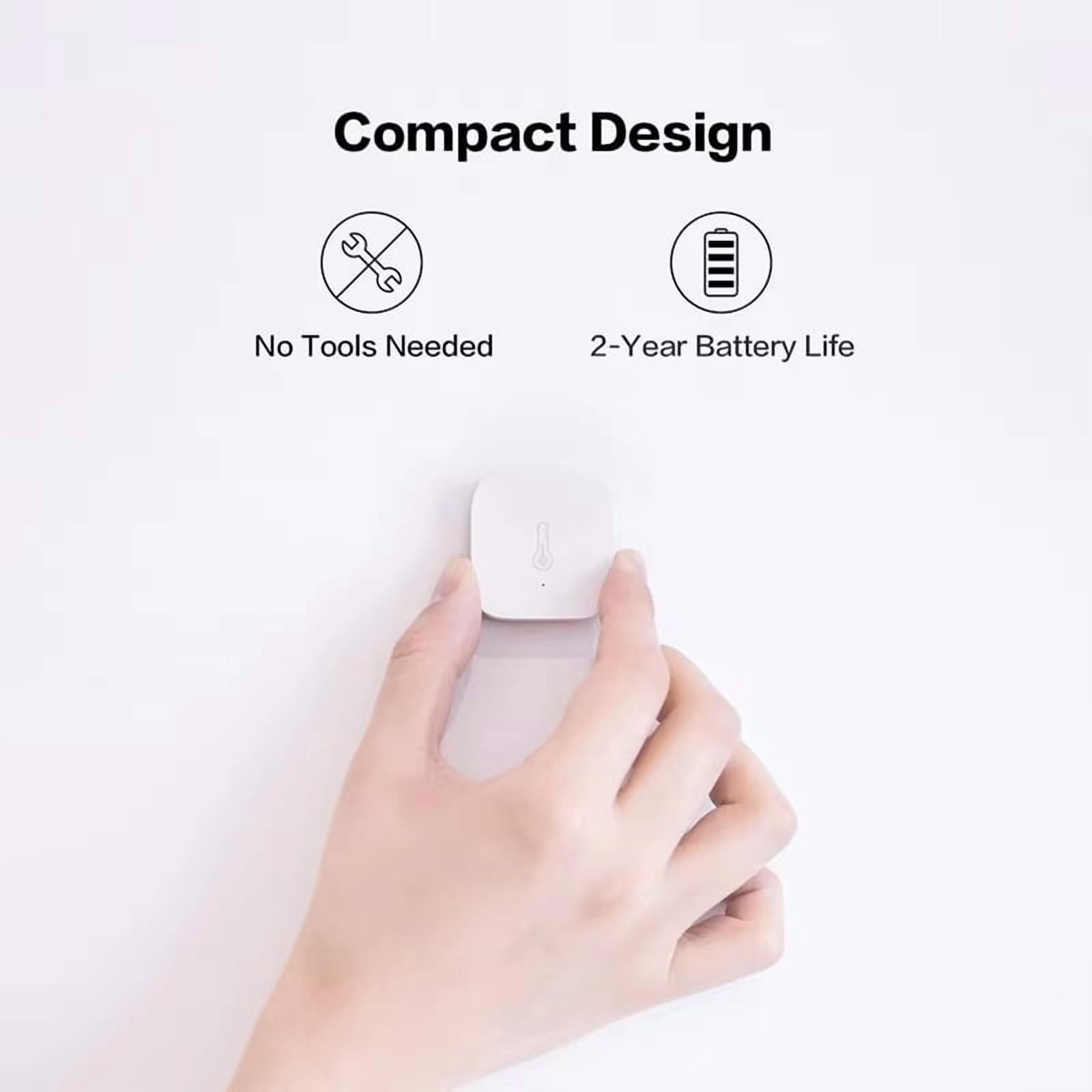 Aqara Environment Sensor: Monitor Temperature, Humidity, and Air Pressure | Works with Apple HomeKit, Xiaomi/Aqara Hubs via Zigbee