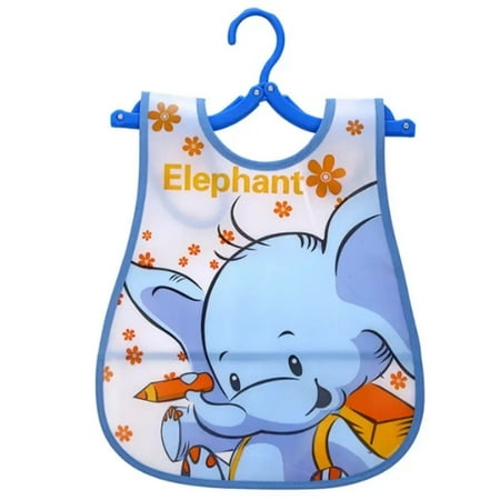 Baby Waterproof Bibs EVA Long Sleeve Children Apron Feeding Smock Bibs Kids Eating Breastplate Kid Stuff Baby Burp Cloths elephant
