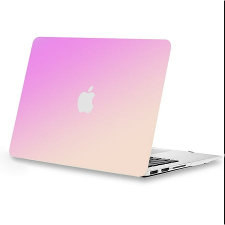 For MacBook Pro 16 Inch Case Notebook Cover Gradient Solid Color Hard Shell Shockproof for MB Air 11''-A1465/A1370 12''-A1534 Pro 13''-A1989/A2159/A1706/A1708