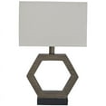 thumbnail image 1 of Ashley Furniture Marilu Poly Table Lamp in Gray and Brown, 1 of 4