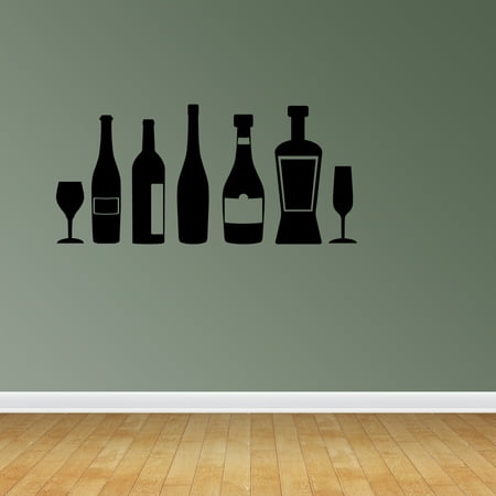 Kitchen Decor Wine Decor Kitchen Wine Quote Wine Bottles Decor