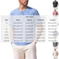 thumbnail image 5 of FRSASU Men's Cotton Linen T-Shirts Vintage V Neck Short Sleeve Beach Boho Shirts Casual Lightweight Quick Dry Hippie Tees White-A, 5 of 5