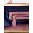 thumbnail image 5 of Free Assembly Women's Faux Suede Shoulder Bag with Mini Bag Charm, Dusty Rose, 5 of 7