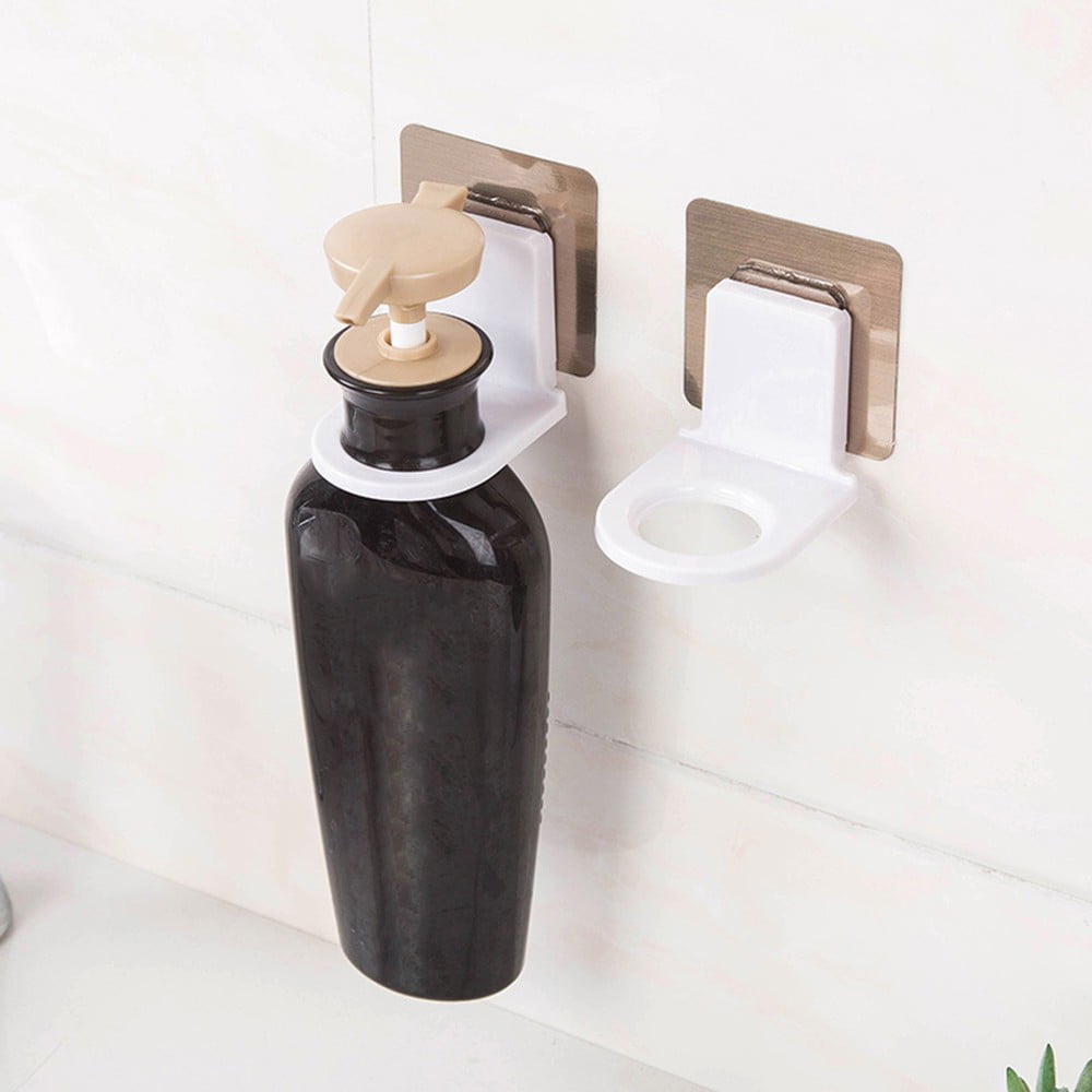 Details about   Bathroom Wall Mounted Rack Hook Strong Suction Cup Shower Gel Shampoo Holder . 