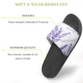 thumbnail image 3 of GZHJMY Stylish Slides for Women Men, Lavenderwatercolor Provence Style Purpule Soft Flexible Slip-on Sandals Slippers, 3 of 7