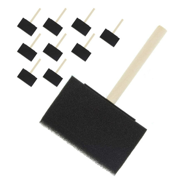10 pinceles de pintura para niños, juguete educativo para proyectos de manualidades de bricolaje para estudiantes. 4 pulgadas
