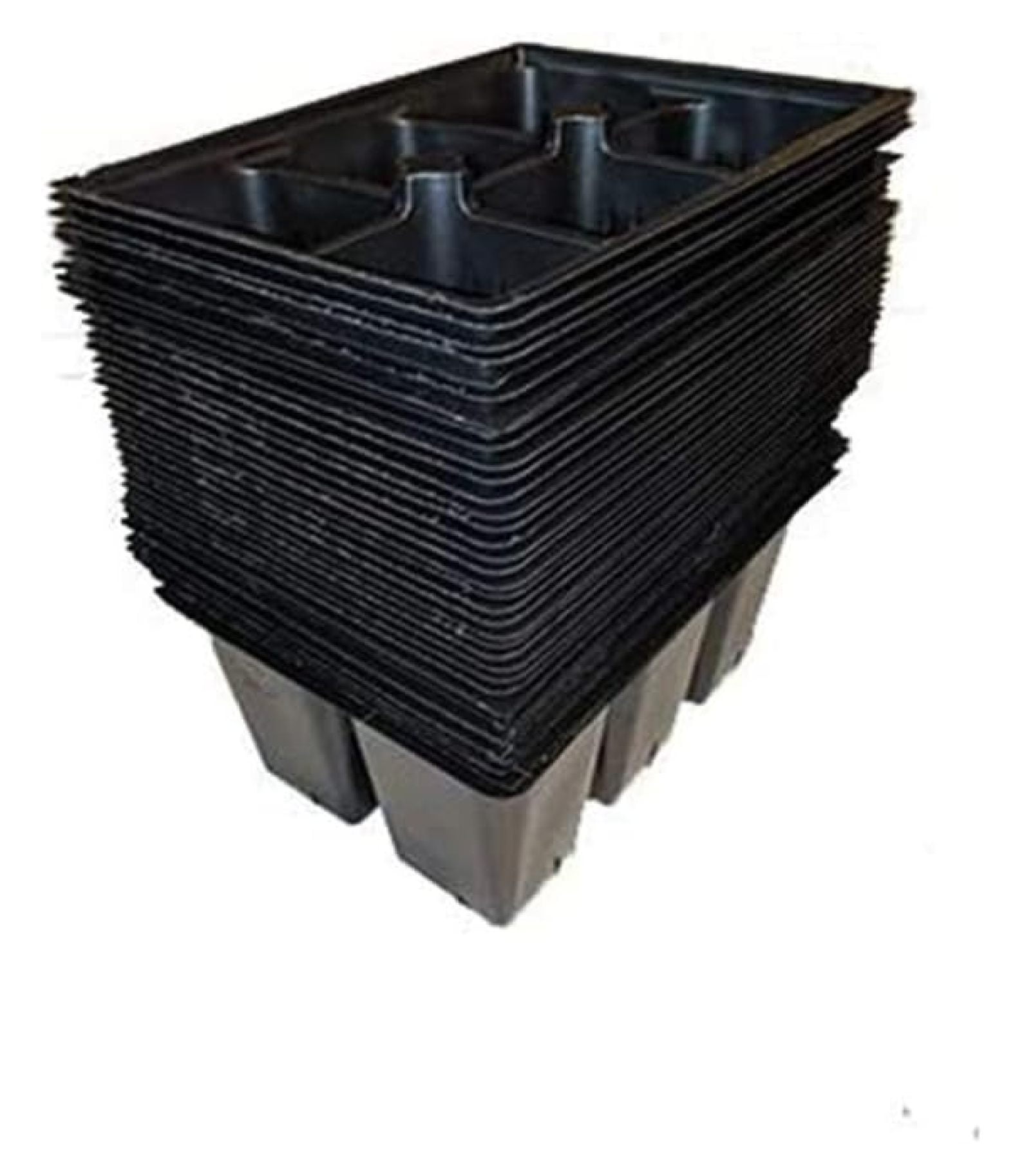Seed Starter Trays 300 DEEP Extra Large Cells Total (50 Trays of 6 Cells Each)