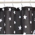 thumbnail image 2 of Fun and Playful Space Rockets Printed Pattern Microfiber Bathroom Shower Curtain - Space Rockets, 72 Inch, 2 of 5