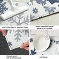 thumbnail image 3 of Blue Christmas Snowflake Pattern Kitchen Rug Mat,Kitchen Runner Rugs Non Skid Washable,Decorative Kitchen Floor Mats for Kitchen,Sink,Laundry,17"X47", 3 of 5