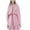 Pink, variant on Women's Hooded Cloak Long Trench Coat for Fall & Winter Robe Gothic Outerwear Cape Halloween Costume Christmas