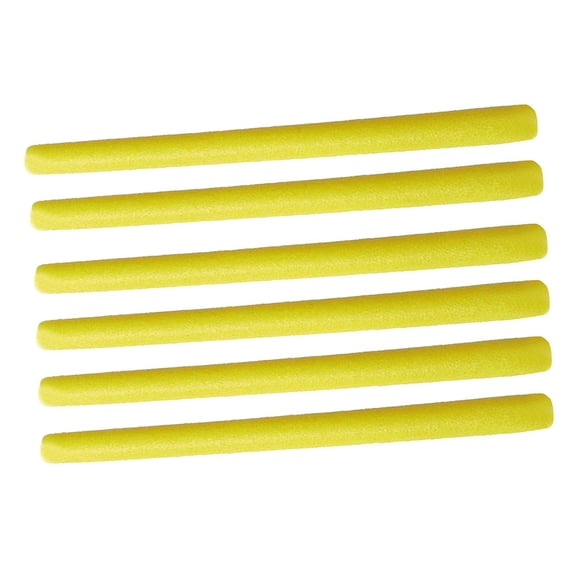 Fundas de espuma Macarena para cama elástica tubo 6 amarillo Mangas de trampolín