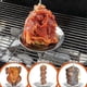 thumbnail image 2 of Al Pastor Skewer Vertical Skewer for Tacos Kebabs with 2 Removable Spikes 8 Inch Shawarma Rack Moisture retaining Grill Pan BBQ Grilling Accessory, 2 of 5