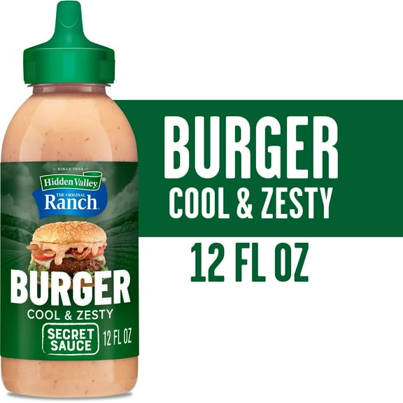 Hidden Valley The Original Ranch Burger Secret Sauce, 12 fl oz Squeezable Bottle