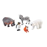 Learning Resources Jumbo Zoo Animals, Assorted Species, Set of 5