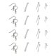 thumbnail image 4 of Earring Supplies Kit Includes Earring Hooks, Earring Backs, Jump Rings, Eye Pins, Earring Posts For, 4 of 5