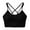 Black, variant on Women's Sports Bra High Support Cross Back Yoga Bra Sexy Wireless Padded Bras Supportive Workout Tops with Padding (Black, XL)