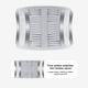 thumbnail image 5 of Soporte Lumbar Corsé Columna Ajustable para Hombres Y Mujeres (gris L), 5 of 7