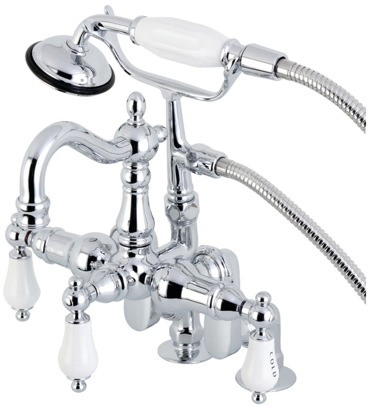 Kingston Brass Cc6018t Vintage Deck Mounted Clawfoot Tub Filler